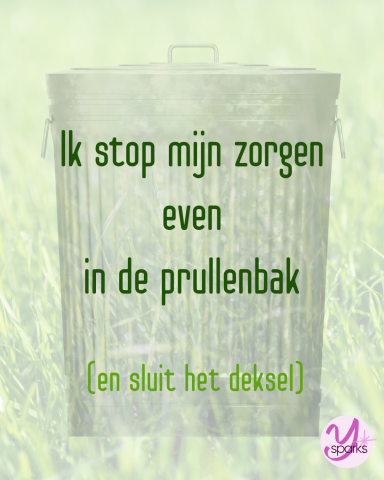 Ysparks Zorgen in de prullenbak