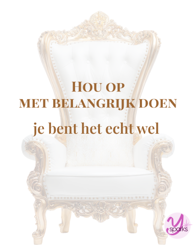 Ysparks - Hou op met belangrijk doen