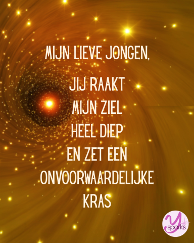 Ysparks Mijn lieve jongen